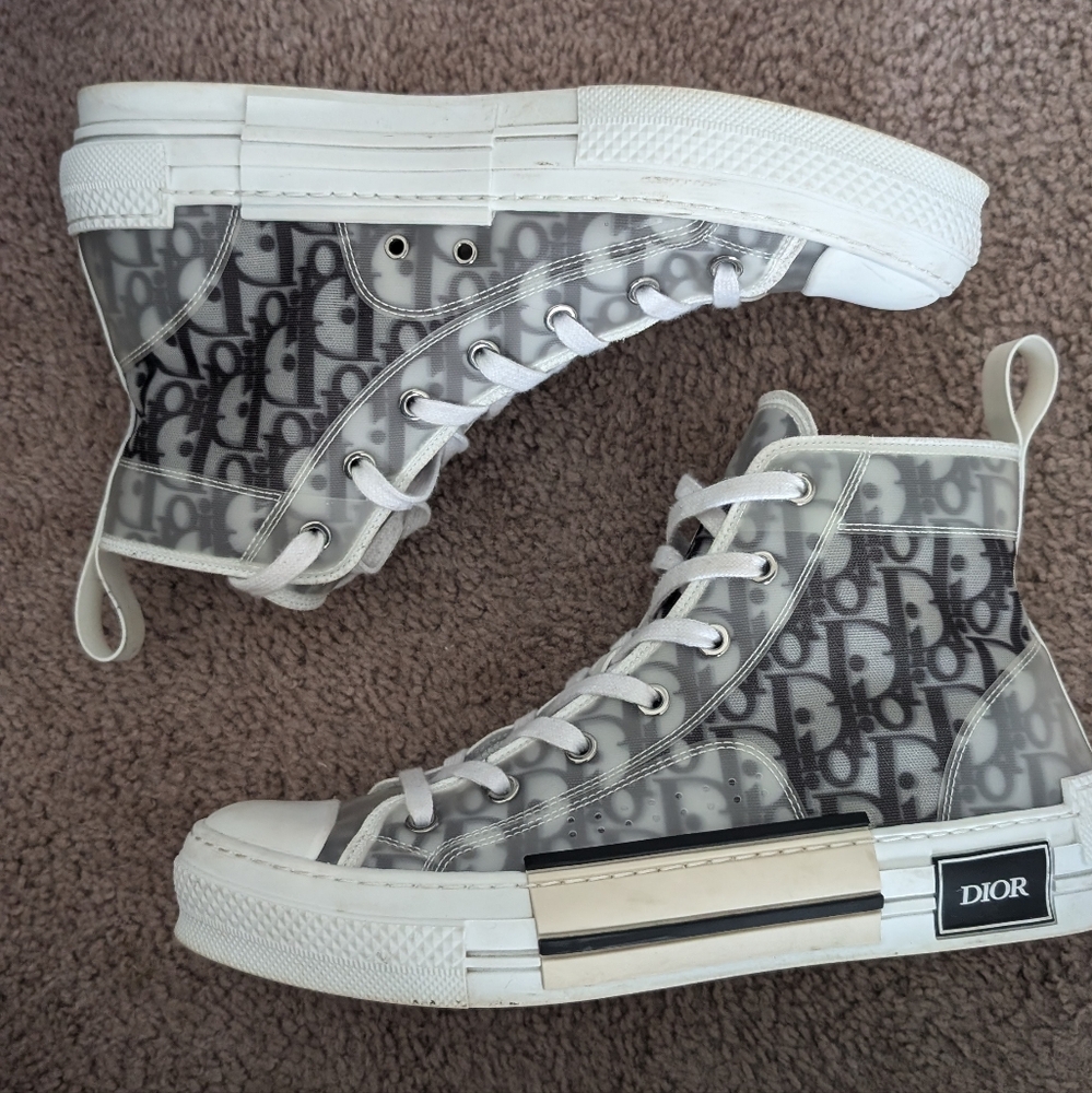 Dior B23 High Top Sneakers - Picture 3 of 6